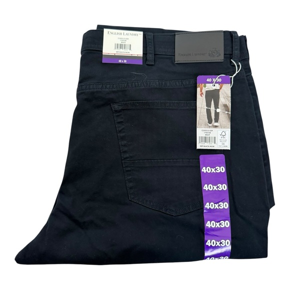 English Laundry Men’s Chino Pants Oaklum  Casual- Black - Picture 12 of 12